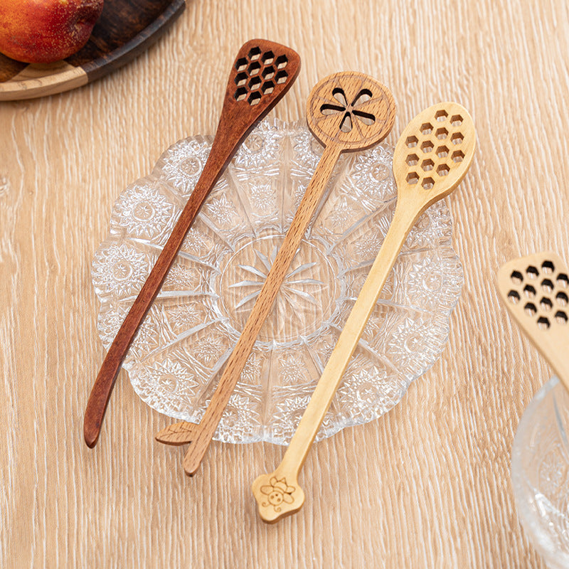 Wooden Honey Spoon Japanese Stirring