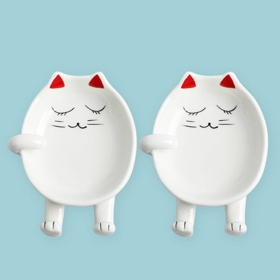 Cartoon Ceramic Pot Lid Rack