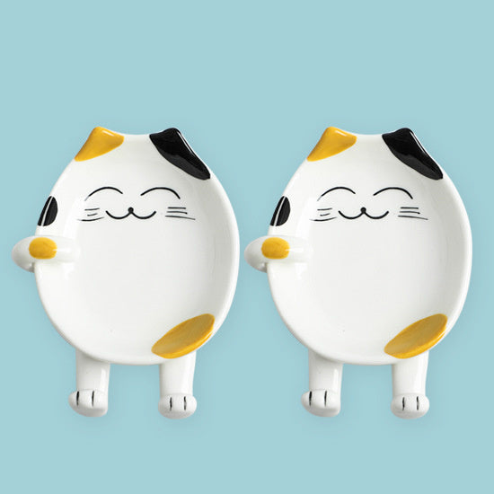 Cartoon Ceramic Pot Lid Rack