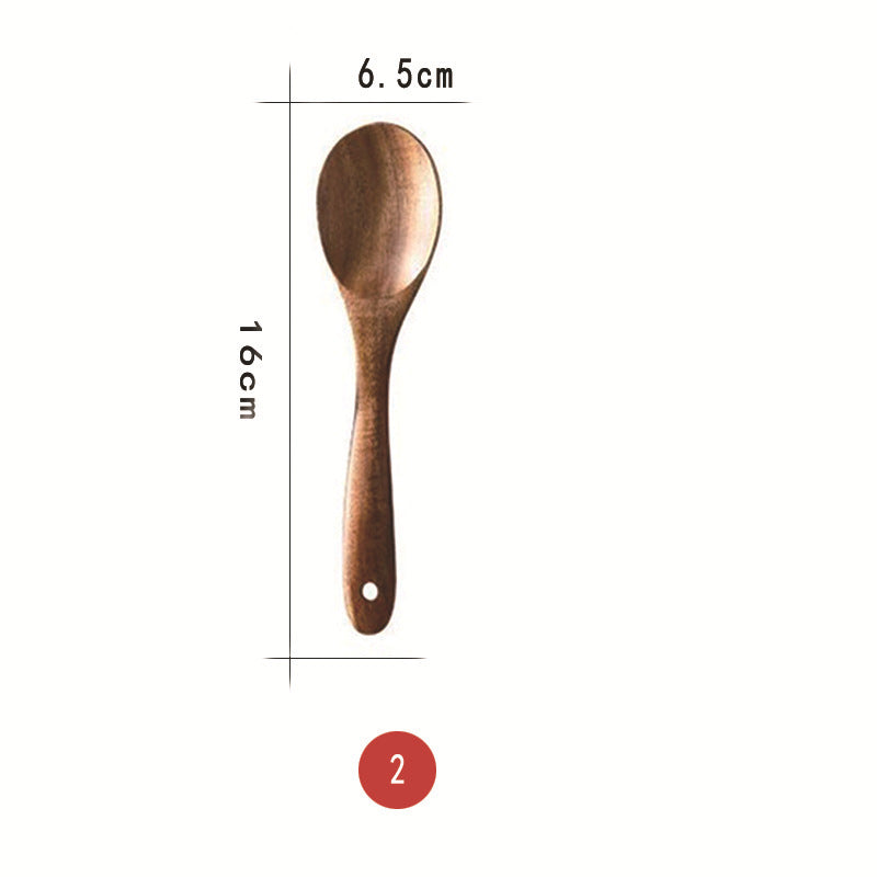 Wooden Non-Stick Pan Special Cooking Spatula Rice Spatula Thai Teak