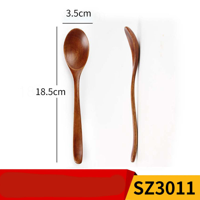Fashionable Creative Wooden Spoon Dessert Honey Eating