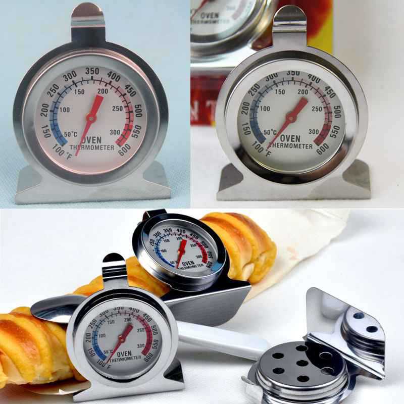 ISHOWTIENDA 1PC Stainless Steel Home Food Meat Dial Stainless Steel Oven Thermometer Temperature Gauge Termometro Cocina