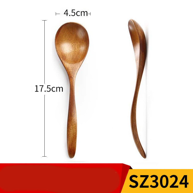 Fashionable Creative Wooden Spoon Dessert Honey Eating
