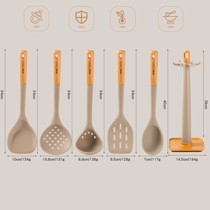 Non-stick Silicone Spatula Household High Temperature Set