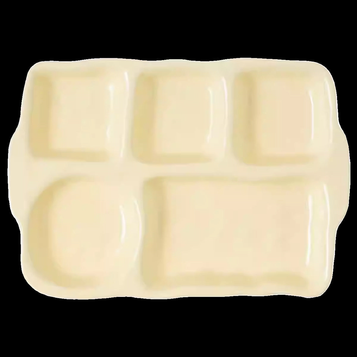 Ceramic Food Plate Compartment Plate