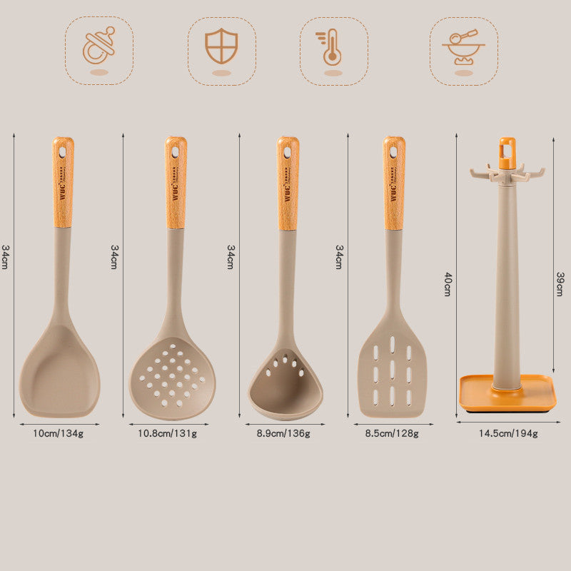 Non-stick Silicone Spatula Household High Temperature Set