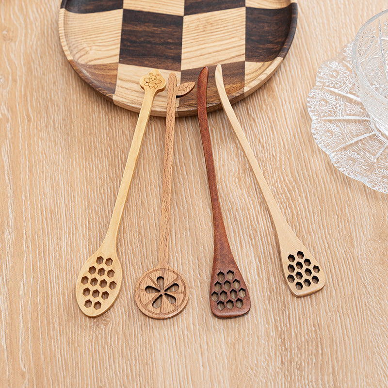 Wooden Honey Spoon Japanese Stirring