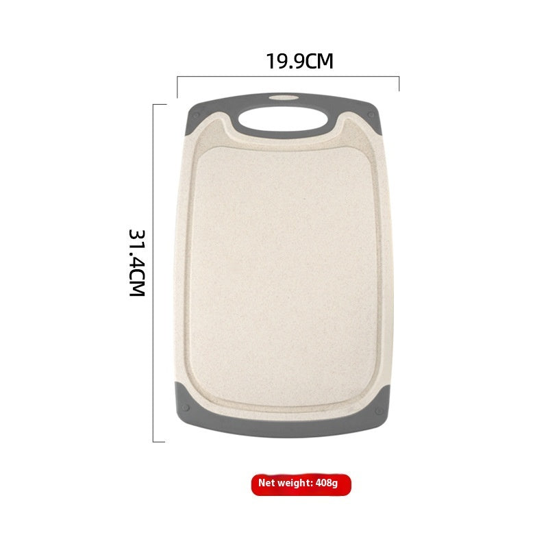 Wheat Straw Cutting Board Double-sided Cutting Board Three-piece Cutting Board