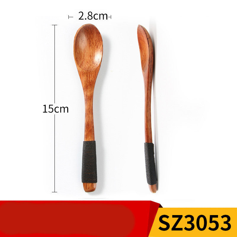 Fashionable Creative Wooden Spoon Dessert Honey Eating