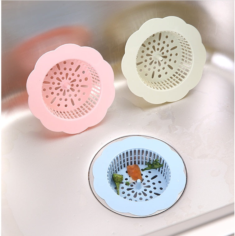 Creative Kitchen Flower-shaped Sink Funnel Strainer