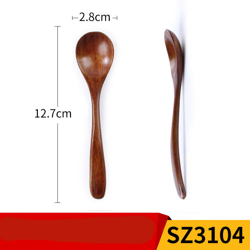 Fashionable Creative Wooden Spoon Dessert Honey Eating