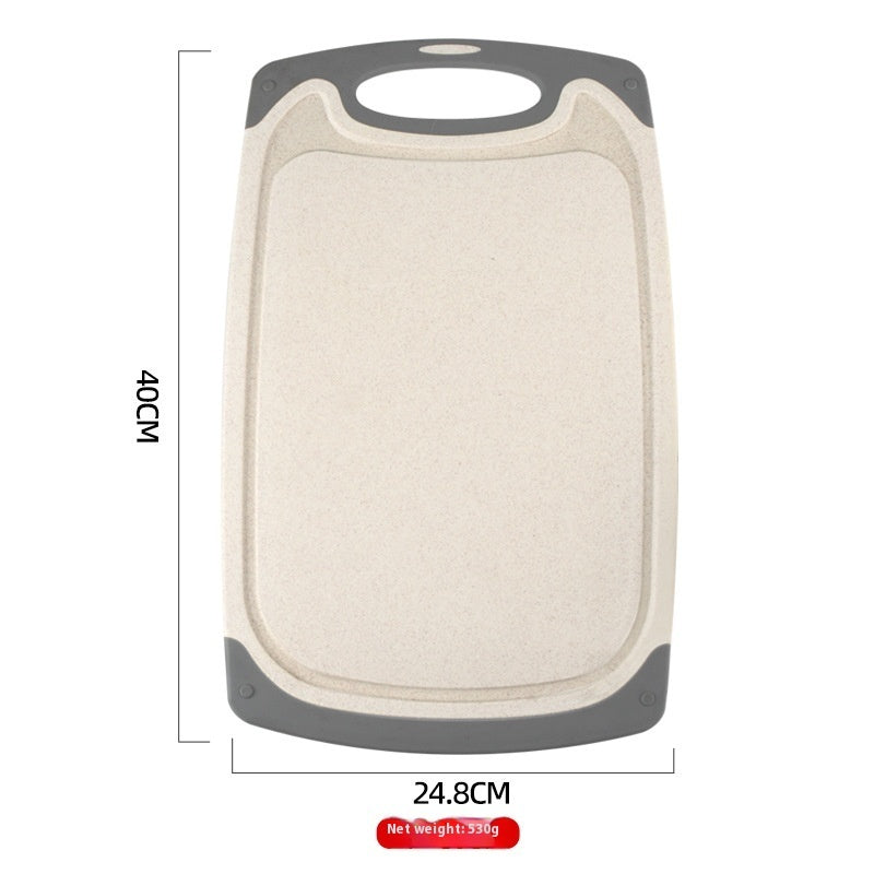Wheat Straw Cutting Board Double-sided Cutting Board Three-piece Cutting Board