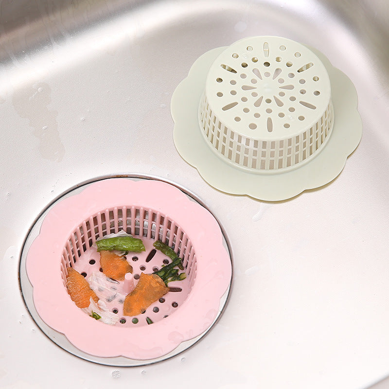 Creative Kitchen Flower-shaped Sink Funnel Strainer