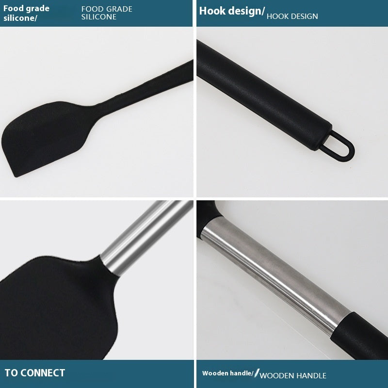 Non Stick Pot Silicone Spatula High-temperature Resistant Silicone Kitchenware
