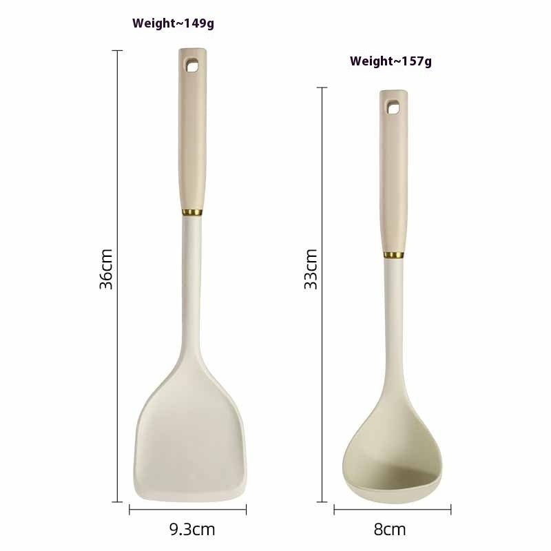 Spatula Non-stick Pan Spatula Soup Spoon Silicone Kitchenware