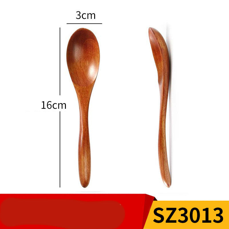 Fashionable Creative Wooden Spoon Dessert Honey Eating