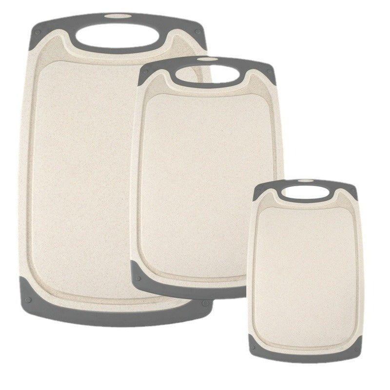Wheat Straw Cutting Board Double-sided Cutting Board Three-piece Cutting Board