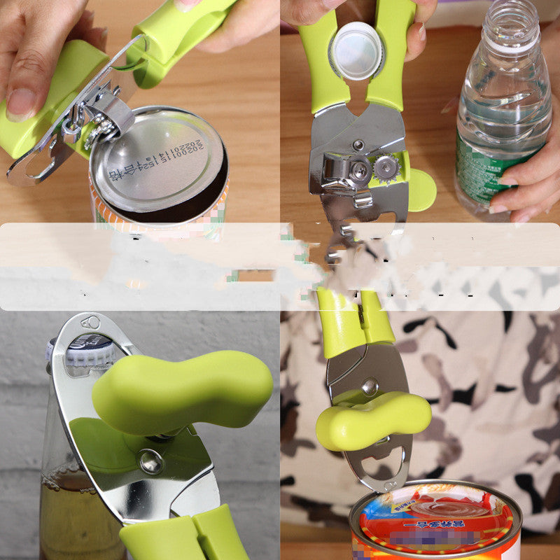 Manual Can Opener Screw Cap Bottle Opener
