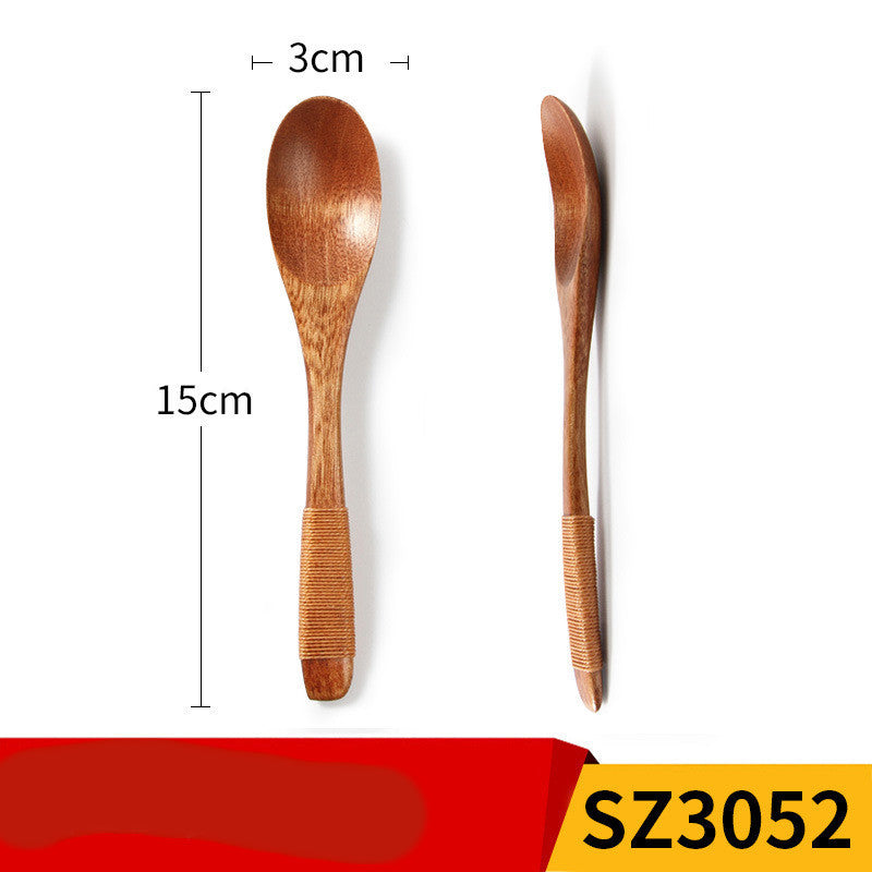 Fashionable Creative Wooden Spoon Dessert Honey Eating