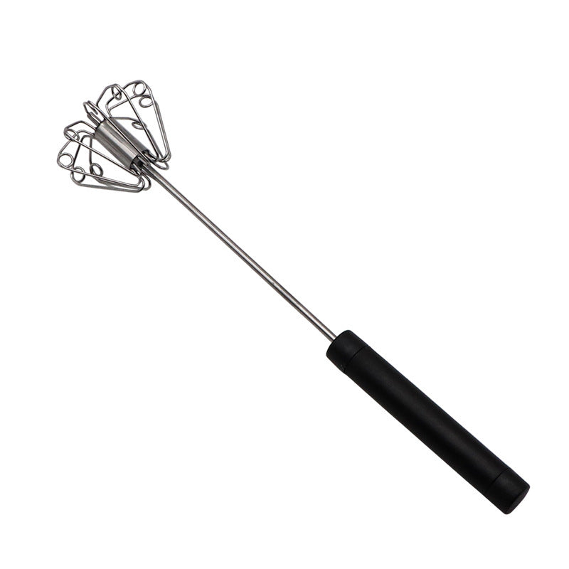 Stainless Steel Semi-automatic Whisk 10 Inch