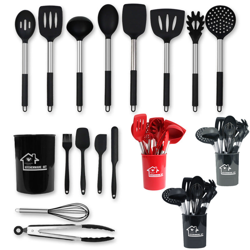 Non Stick Pot Silicone Spatula High-temperature Resistant Silicone Kitchenware