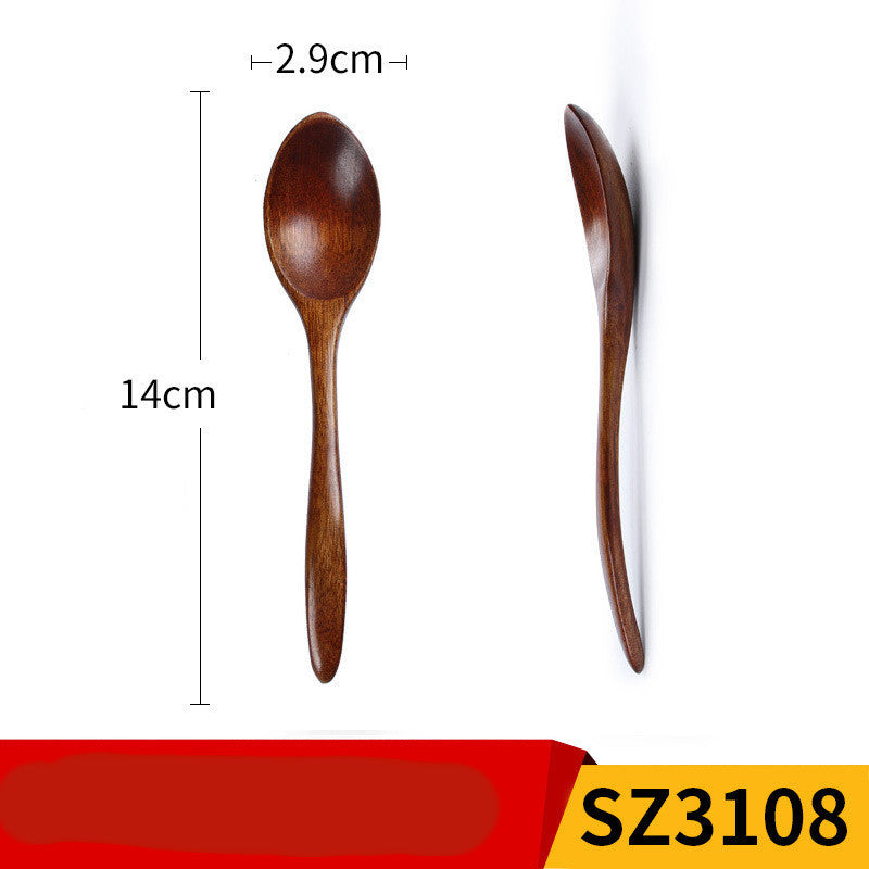 Fashionable Creative Wooden Spoon Dessert Honey Eating