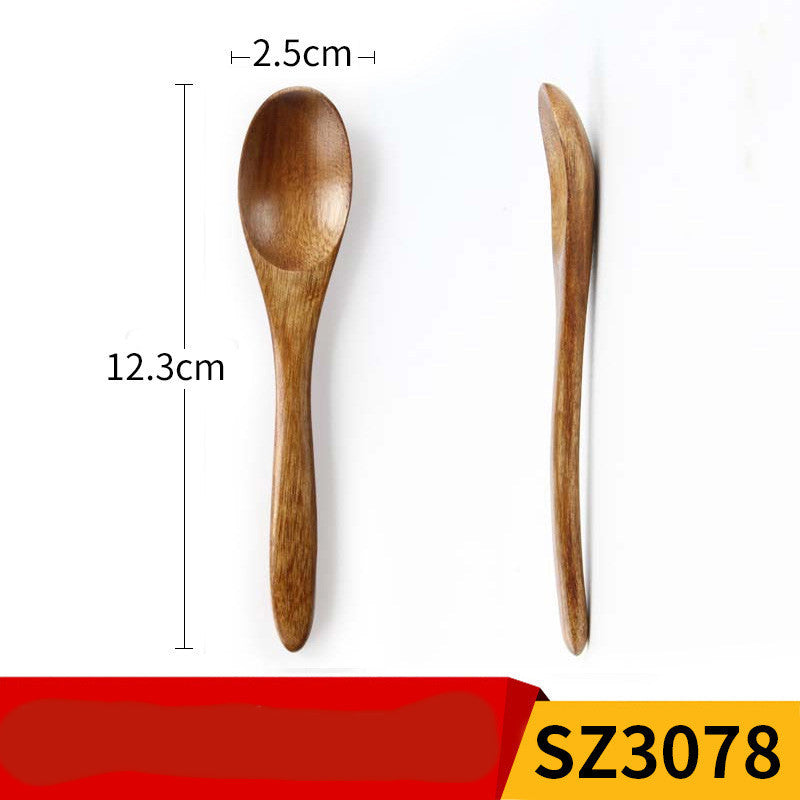 Fashionable Creative Wooden Spoon Dessert Honey Eating
