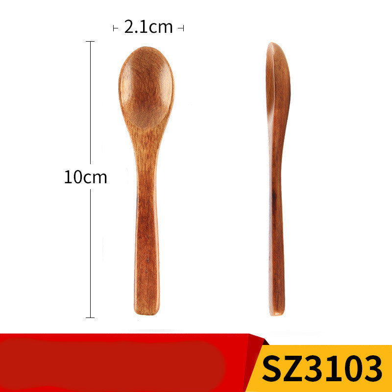 Fashionable Creative Wooden Spoon Dessert Honey Eating