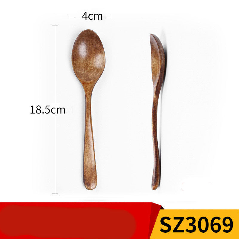 Fashionable Creative Wooden Spoon Dessert Honey Eating